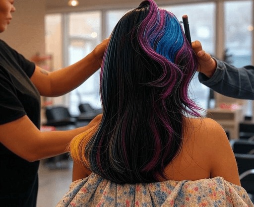 Customized hair coloring 02