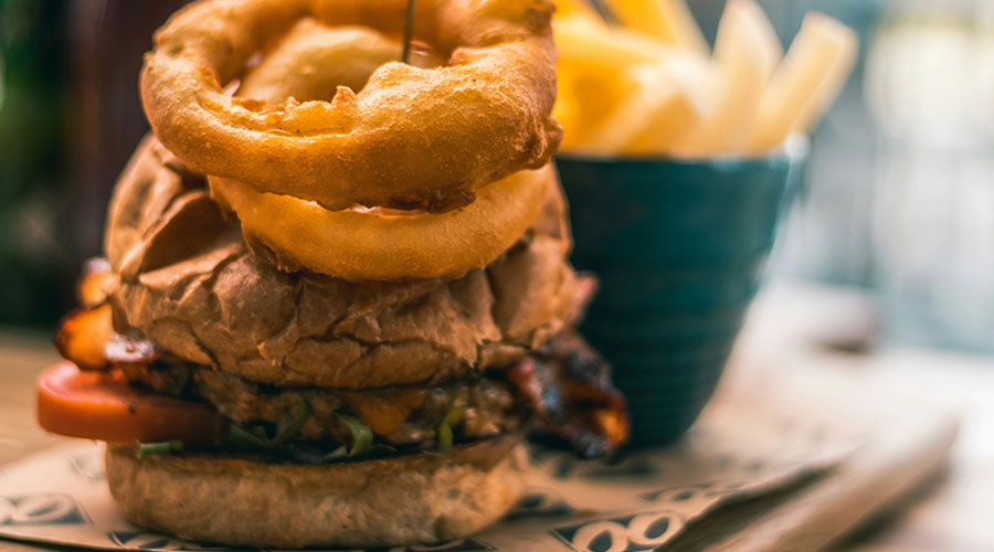 Crispy Onion Ring Tower